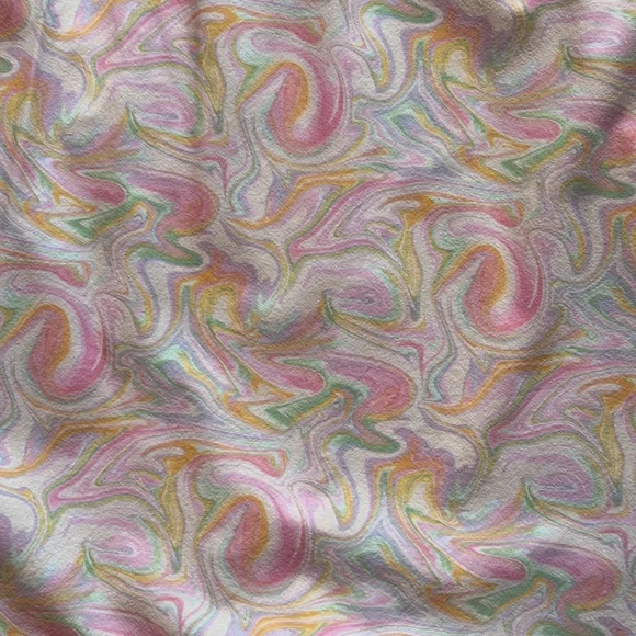 Outdoor Voices Exercise Dress Women’s Large - Pastel Marble/Colorful Swirl -RARE - Picture 8 of 15